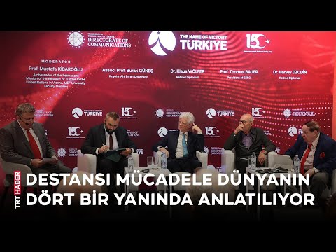 Viyana'da 15 Temmuz direnişine karşı "Zaferin adı Türkiye" paneli