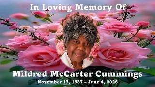 Mrs. Mildred McCarter Cummings - Celebration of Life