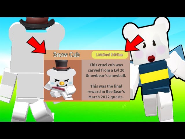 Snow Cub Buddy Was Added + Beesmas Was Extended In Roblox Bee Swarm Simulator