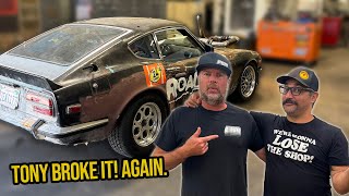 Tony Angelo Breaks My Stuff and Spills The Beans.