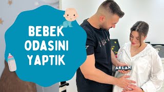 BEBEK ODASINI NASIL YAPTIK? / EV TADİLATI VLOGU