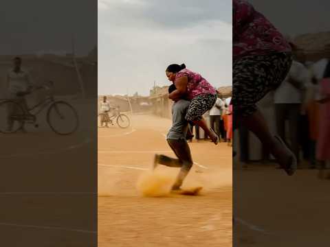 The fat woman used the Sky Phantom Spiral to defeat this man, but...#fight #funny  #wushufight