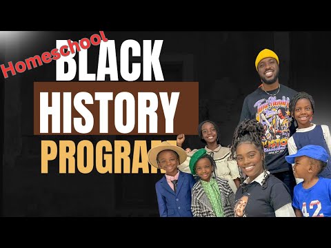 Homeschool Black History Program