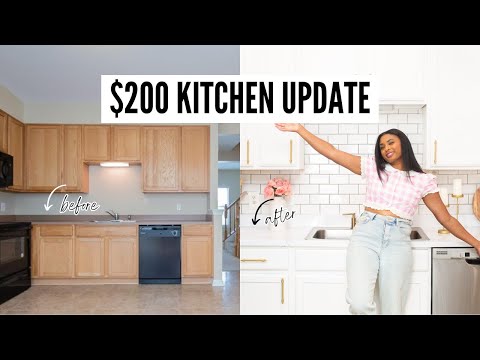 DIY KITCHEN COUNTERTOP MAKEOVER I painted my countertops to look like marble I KITCHEN MAKEOVER 3