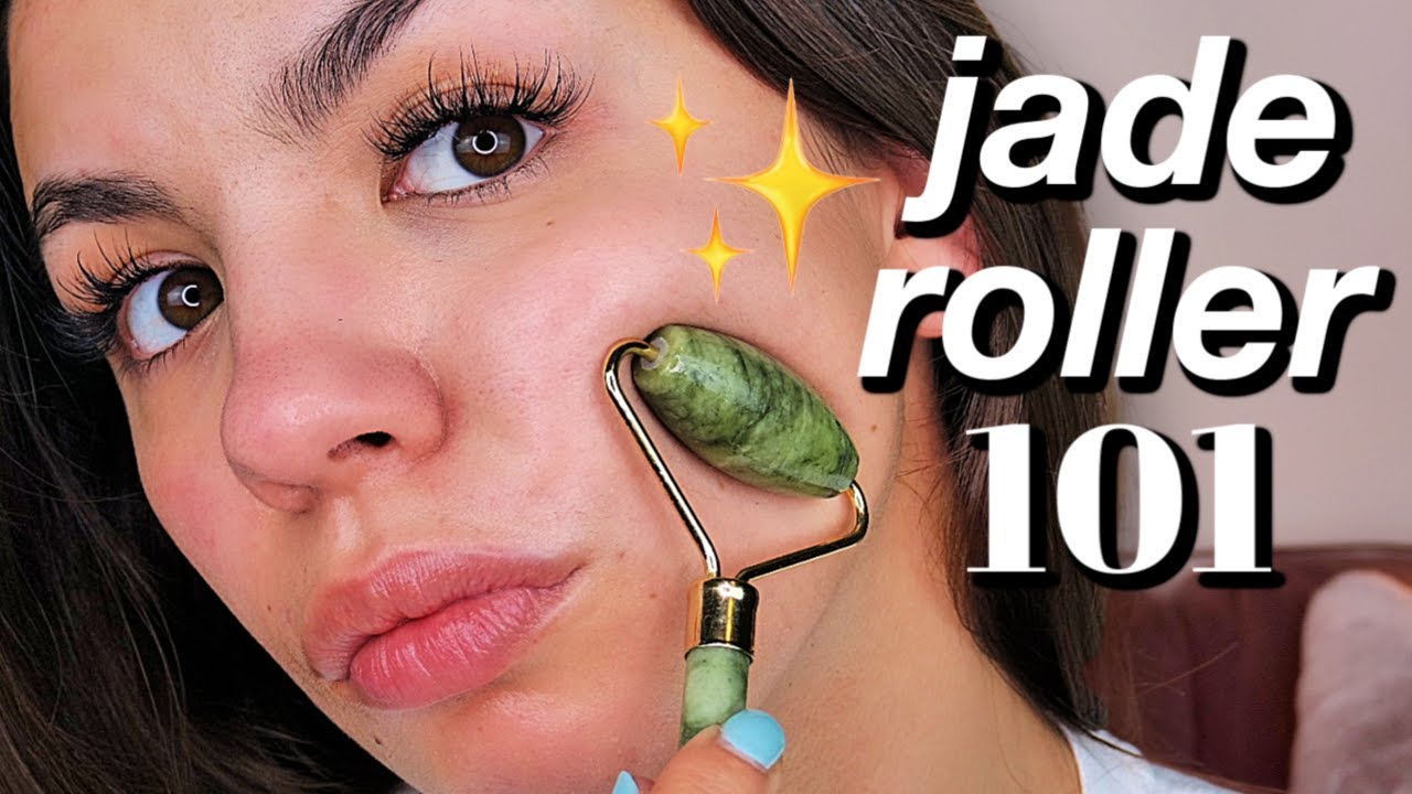 How to use a jade roller step by step tutorial - Audrey Victoria