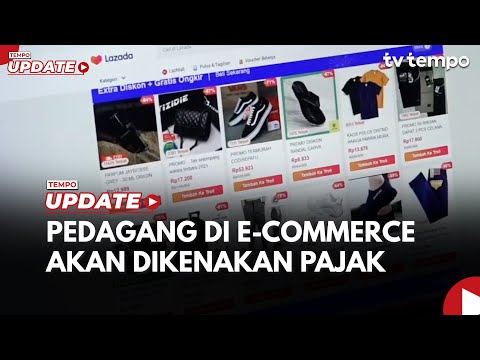 Sri Mulyani akan Kenakan Pajak Pedagang di E-Commerce
