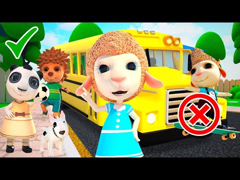 Safe Bus Ride | Cartoon for Kids | Dolly and Friends - Thailand