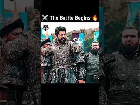 The Battle Begins ⚔️|Osman Breaks the Wall🔥|It's Adnan 🎯 #osman #kurulusosman #turgut #shorts #atv