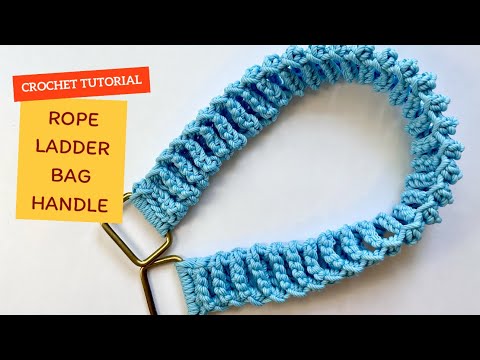 Crochet Rope Ladder | Cord Bag Handle | Easy And Fast