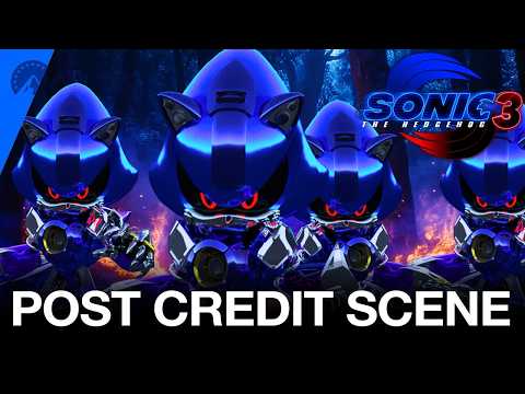 Sonic the Hedgehog 3 (2024) | POST CREDIT SCENE | Metal Sonic Army, Amy Rose Debut & Sonic 4 Movie!