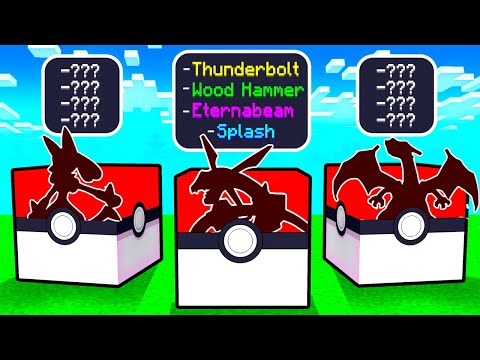 Choose Your LUCKY BLOCK Pokémon, But With RANDOM MOVESETS! (Minecraft Pixelmon)