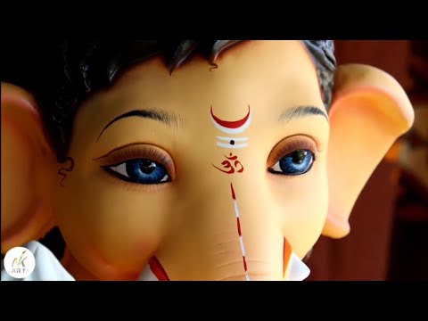 Ganpati Bappa Akhani | Ganpati Bappa Eyes Making | 🥰🥰🙏🙏 #ganpatibappamorya #ganpati