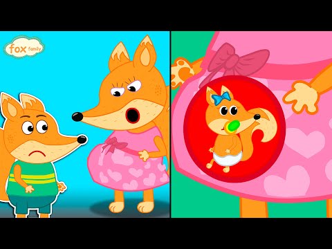 Fox Family español hermana finge ser mami | animados aventuras Buenos modales para niños #497