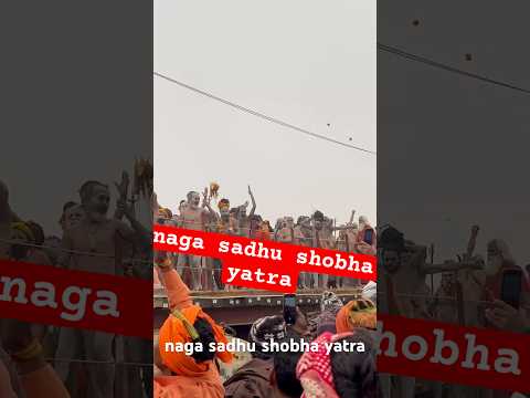 naga sadhu sobha yatra #shobhayatra #nagasadhu #mahakumbh