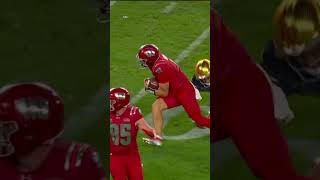 QB got popped! 🤯 #cfb