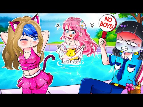 NO BOYS ALLOW! Bantu Alex Pergi ke Kolam Renang!| Gacha Life Indonesia