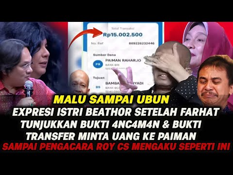 Geger ! Beathor sampai 4nc4m pak Paiman Motifnya cuma Cari Uang dikuliti Farhat Abbas