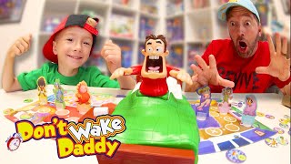 Father & Son DON'T WAKE DADDY! (Be Super Quiet!)