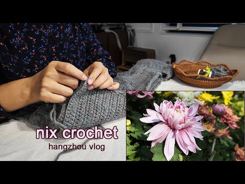 Chrysanthemum exhibition| Crochet daily| Make bread#vlog #crochet