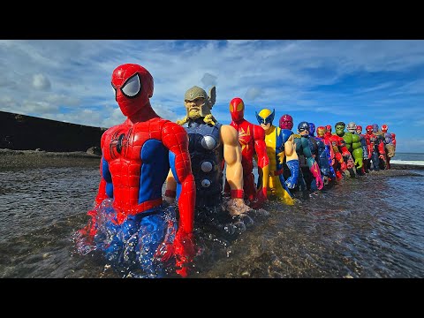 AVENGERS SUPERHERO STORY, MARVEL SPIDER MAN 2 VS HULK, CAPTAIN AMERICA VS THOR, VENOM VS SPIDEY 136