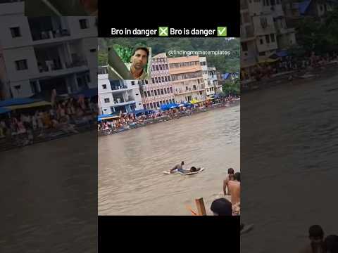 Bro is not even for experts II Bro swimming in river meme templates #shorts #shortsvideo