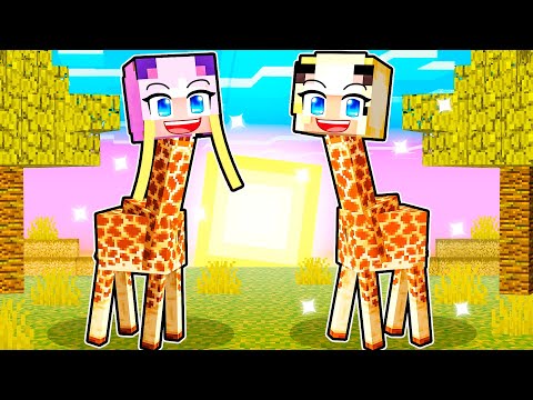 Wir VERSTECKEN uns als GIRAFFEN! 🌸 Minecraft