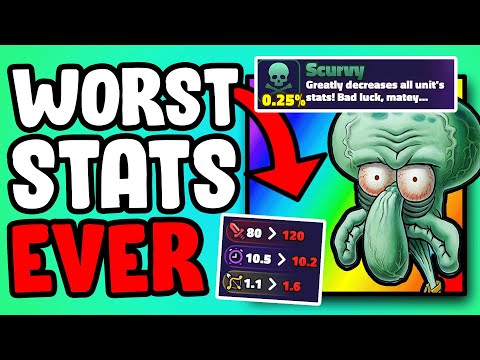 FULL TEAM of SCURVY is......HILARIOUS (Spongebob Tower Defense)