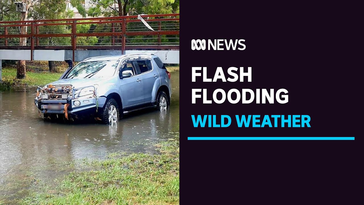 Wild Weather lashes Victoria, Flooding streets, Cutting Power and Damaging Properties