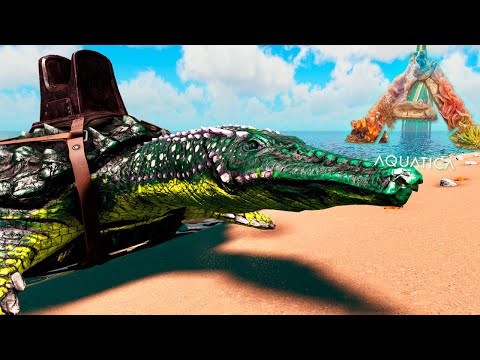 ARK AQUATICA #4 - Domei a NOVA TARTARUGA! OSCEPECHELON!