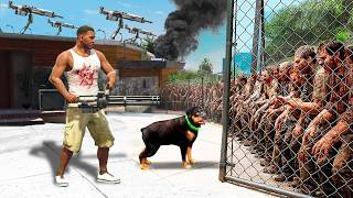 SALVANDO la CASA de FRANKLIN de los ZOMBIES en GTA 5