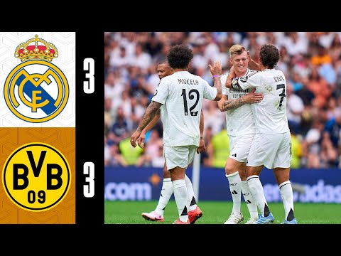 Real Madrid Legends 3-3 Dortmund Legends | HIGHLIGHTS | 07/06/2025