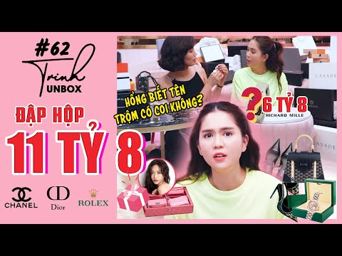 Ngọc Trinh - Unbox #62 | Đập hộp 11 TỶ 8, Trinh Trinh "giận ra mặt" xin kẻ trộm chuộc lại 20%