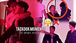 The tension between Taekook so real 😳‼️ Nothing can separate them 🐻🐰💜