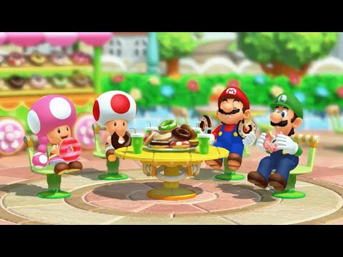 Mario Party 10 - Toadette vs Toad vs Mario vs Luigi - Chaos Castle