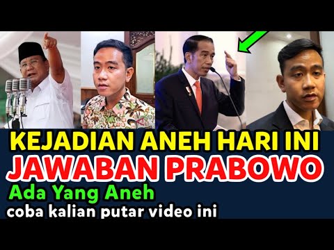 KEJADIAN ANEH TADI PAGI SAAT PRABOWO TANYA HAL INI PADA GIBRAN, JOKOWI TERKEJUT