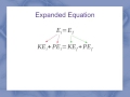 Mechanical Energy Concepts and Symbols