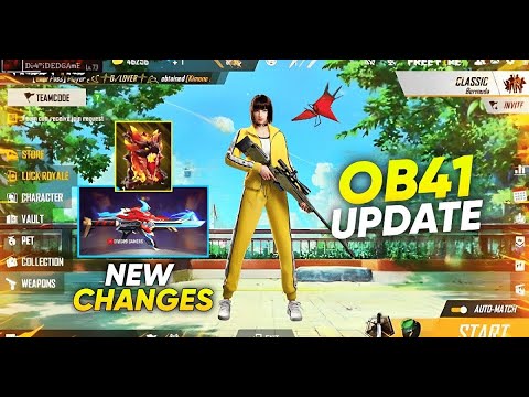 10 CHANGES 😱OB 41 UPDATE FREEFIRE  || NEW PACH UPDATE || GUN ADJUSTMENT