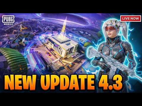 🔴 LIVE PUBG MOBILE 4.3 UPDATE 🔥 | Road to TOP 10 Conqueror Push