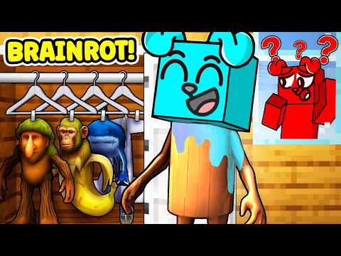 PRZEBIERAM SIĘ za BRAINROTY w Minecraft 😂😂😂