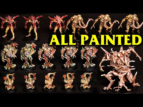 Painted Minis Showcase of Deep Madness: Uncounted Horrors Expansion