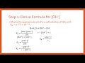 Hydroxide Ion Concentration Concepts