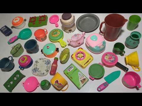 unboxing cute hello kitchen set collection ASMR