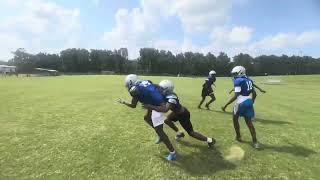 Burke County Middle School Football Battle Tuesday Practice 
