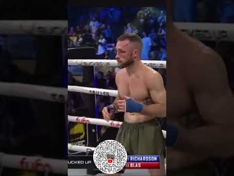 😵KEITH RICHARDSON TRIED TAE FIGHT THE REF AFTER ALBERTO BLAS LANDZ HARD😵@THEMANFROMSCOTLAND#BKFCKO