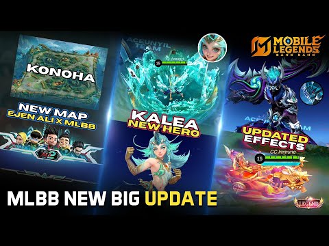 NEW HERO KALEA GAMEPLAY | MLBB X EJEN ALI COLLAB | NEW NARUTO MAP MLBB | NEW EFFECTS UPDATE & MORE