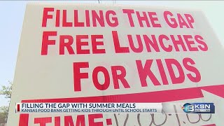 YouTube video thumbnail: Filling the Gap: Kansas Food Bank Providing Meals for Children Before School Starts
