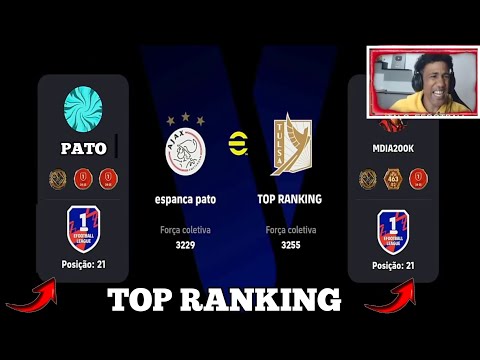 FORMAÇÃO que PEGUEI o TOP RANKING pela PRIMEIRA VEZ no eFootball 2025 Mobile