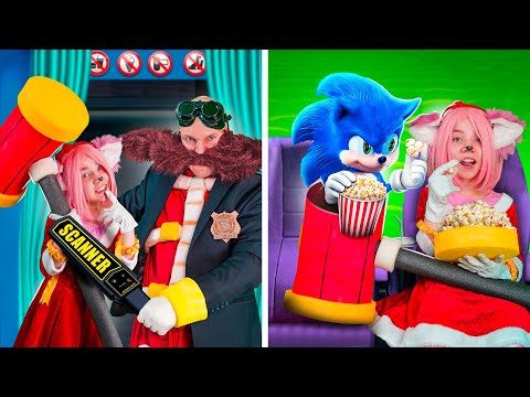 Amy Rose is missing! How to get Sonic to the cinema past Eggman!