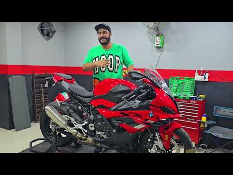 BMW S1000RR me hua 1 Lakh Ka kharcha😱 | R&G Loadings | #bmw #superbikesinindia #redlineracing