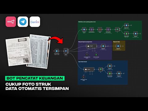 Bikin Bot Catatan Keuangan dengan n8n untuk Pemula (Bisa Upload Struk & Cek Laporan)
